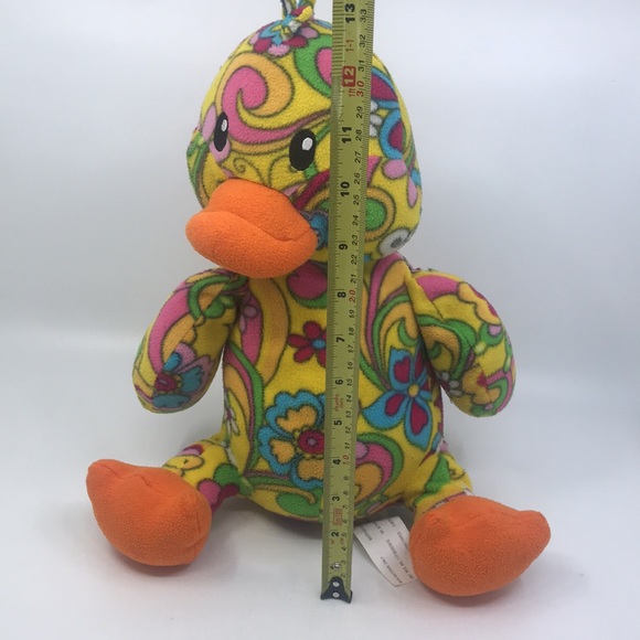Plushalicious Paisley Colourful Sitting Duck 2011 Geoffrey Toys R Us - Picture 8 of 10